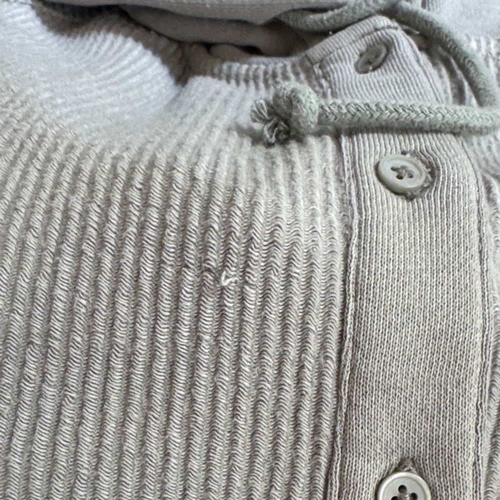 AEO Ribbed Button-Up Hoodie - Picture 9 of 9